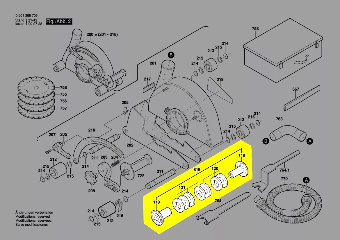 set serrage disques réf. 3 609 202 043 Bosch